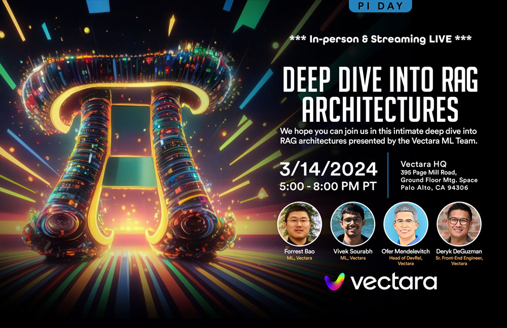 Vectara Event - RAG Deep Dive - In-person & Streaming